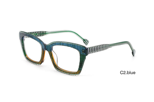 A01110 Square Eyeglasses - Crystal