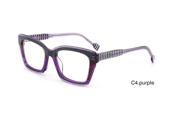 A01112 Geometric Eyeglasses - Tortoise