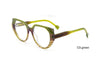 A01116 Round Eyeglasses - Brown