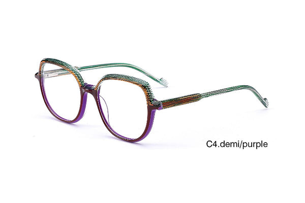 A01123 Round Eyeglasses - Blue