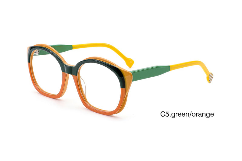 A01133 Rectangle Eyeglasses - Crystal